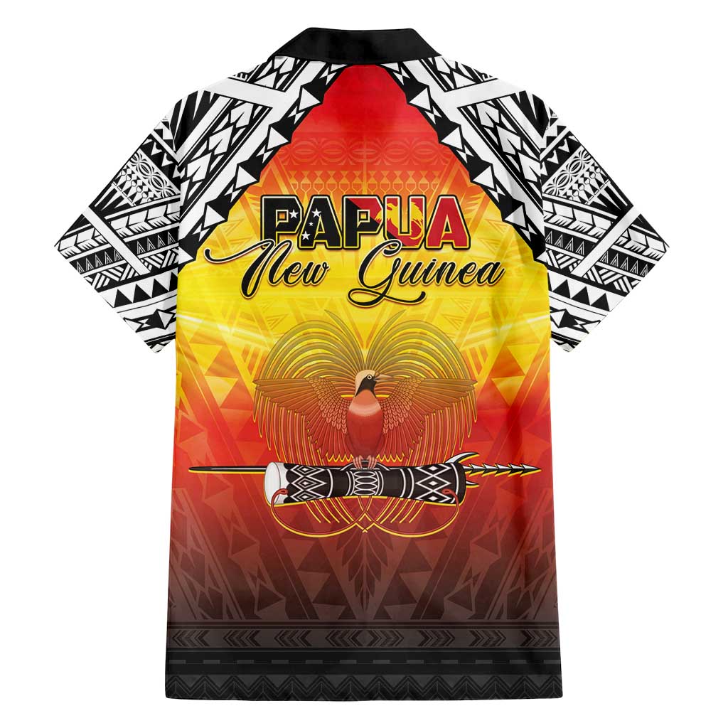 Papua New Guinea 50th Independence Day Family Matching Summer Maxi Dress and Hawaiian Shirt One People One Nation One PNG LT05 - Polynesian Pride