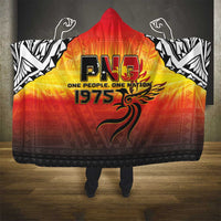 Papua New Guinea 50th Independence Day Hooded Blanket One People One Nation One PNG LT05 - Polynesian Pride
