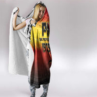 Papua New Guinea 50th Independence Day Hooded Blanket One People One Nation One PNG LT05 - Polynesian Pride