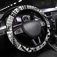 Papua New Guinea 50th Independence Day Steering Wheel Cover One People One Nation One PNG LT05 Universal Fit Yellow - Polynesian Pride