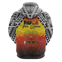 Papua New Guinea 50th Independence Day Zip Hoodie One People One Nation One PNG LT05 - Polynesian Pride