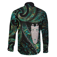 New Zealand Aotearoa Family Matching Puletasi and Hawaiian Shirt Maori Tane Te Waiora Paua Shell Glitter Green LT05 - Polynesian Pride
