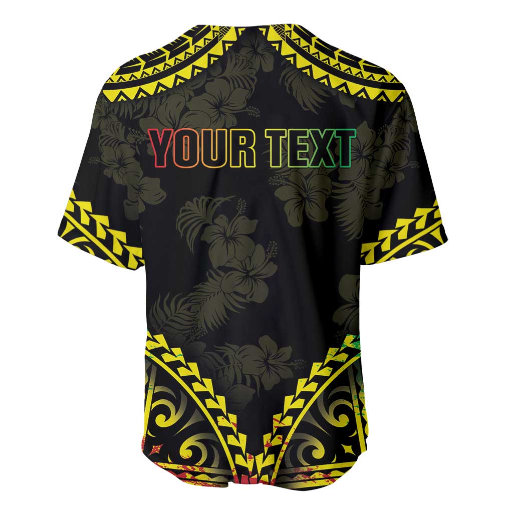 Aloha Tropical Palm Trees Baseball Jersey Reggae Polynesian Pattern LT05 - Polynesian Pride