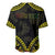 Aloha Tropical Palm Trees Baseball Jersey Reggae Polynesian Pattern