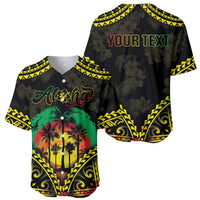 Aloha Tropical Palm Trees Baseball Jersey Reggae Polynesian Pattern LT05 - Polynesian Pride
