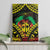 Aloha Tropical Palm Trees Canvas Wall Art Reggae Polynesian Pattern