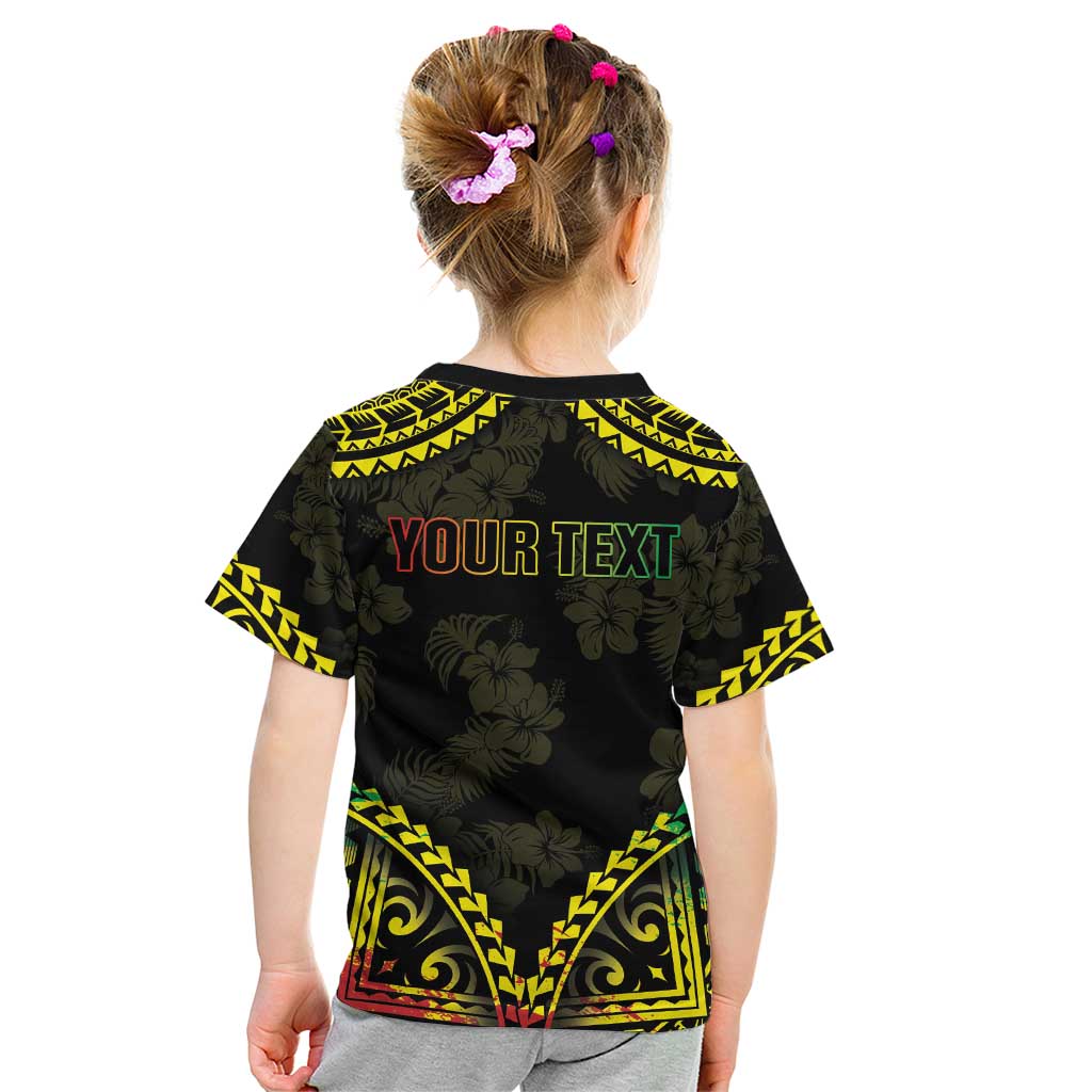 Aloha Tropical Palm Trees Kid T Shirt Reggae Polynesian Pattern LT05 - Polynesian Pride