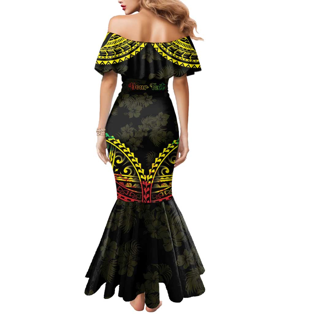 Aloha Tropical Palm Trees Mermaid Dress Reggae Polynesian Pattern LT05 - Polynesian Pride