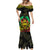 Aloha Tropical Palm Trees Mermaid Dress Reggae Polynesian Pattern