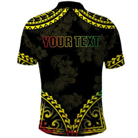 Aloha Tropical Palm Trees Polo Shirt Reggae Polynesian Pattern