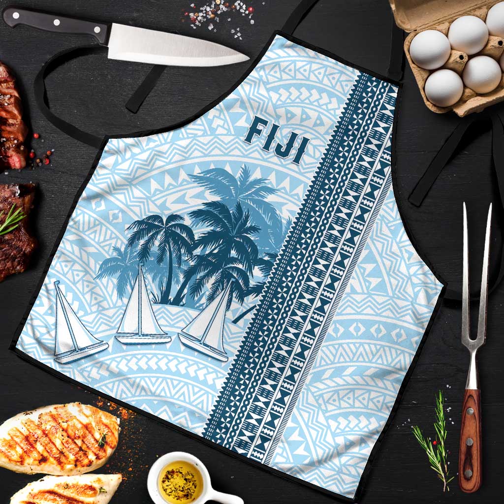 Fiji Regatta Apron Palm Tree Tapa Pattern - Polynesian Pride