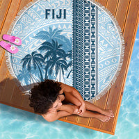 Fiji Regatta Beach Blanket Palm Tree Tapa Pattern - Polynesian Pride