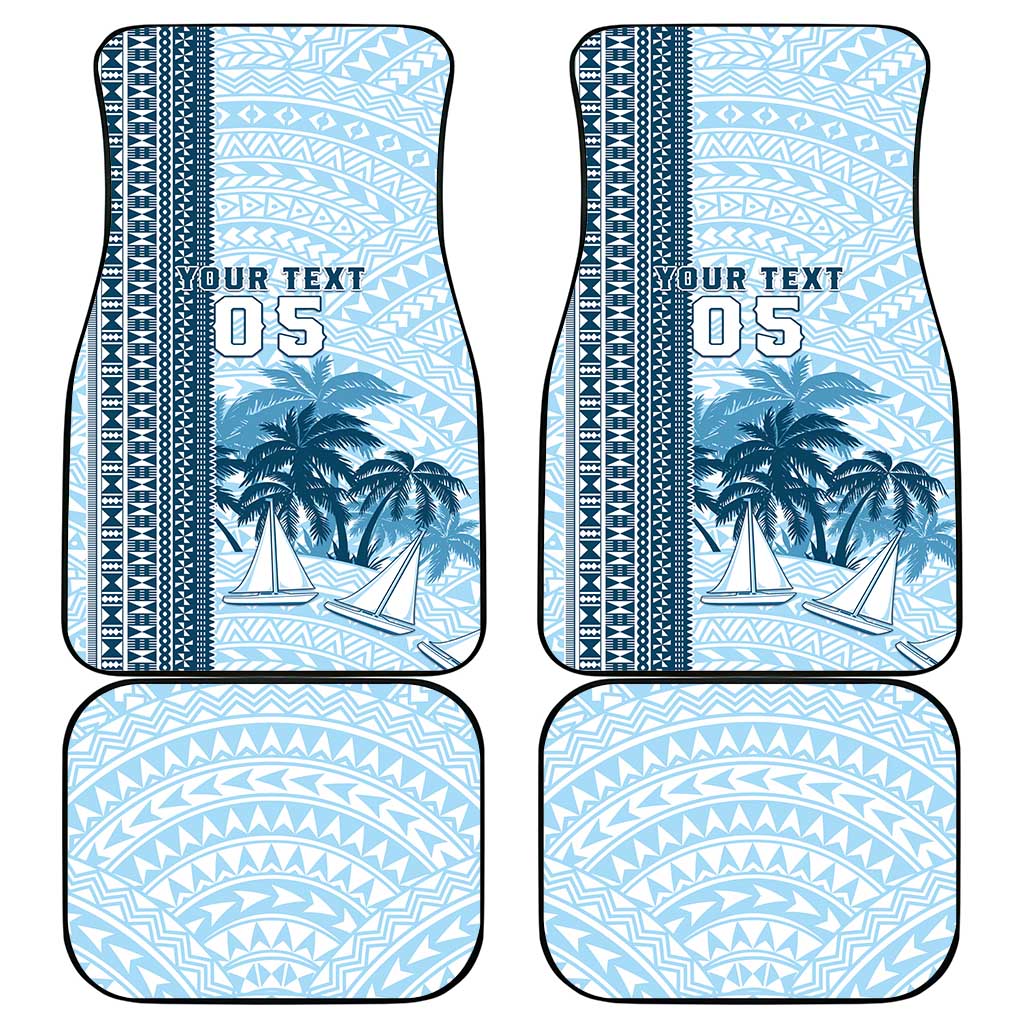 Fiji Regatta Car Mats Palm Tree Tapa Pattern LT05 - Polynesian Pride