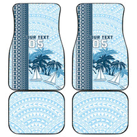 Fiji Regatta Car Mats Palm Tree Tapa Pattern LT05 - Polynesian Pride