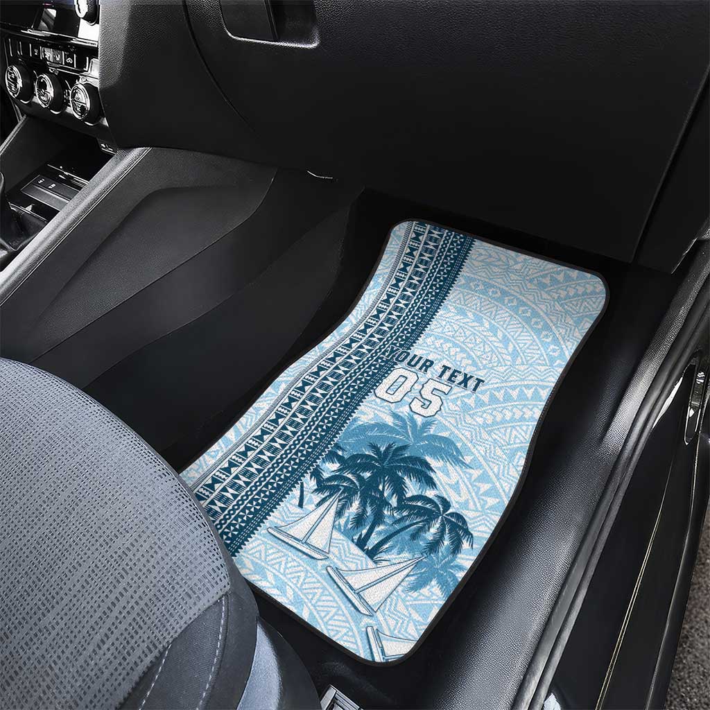 Fiji Regatta Car Mats Palm Tree Tapa Pattern LT05 - Polynesian Pride