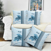 Fiji Regatta Pillow Cover Palm Tree Tapa Pattern LT05 - Polynesian Pride
