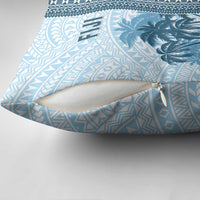 Fiji Regatta Pillow Cover Palm Tree Tapa Pattern LT05 - Polynesian Pride