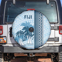 Fiji Regatta Spare Tire Cover Palm Tree Tapa Pattern - Polynesian Pride