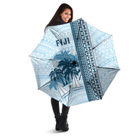 Fiji Regatta Umbrella Palm Tree Tapa Pattern - Polynesian Pride