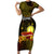 happy-diwali-festival-short-sleeve-bodycon-dress-diya-lamp-hibiscus-polynesian-pattern