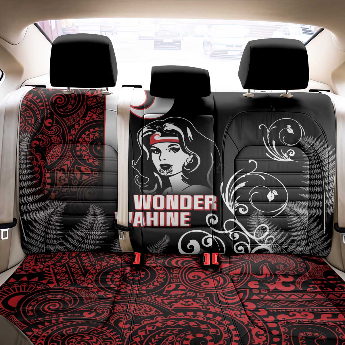New Zealand Aotearoa Mana Wahine Back Car Seat Cover