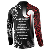 New Zealand Aotearoa Mana Wahine Button Sweatshirt