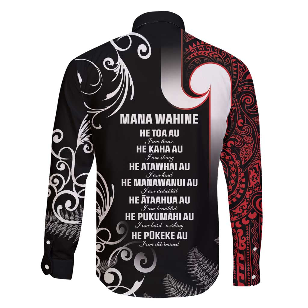 New Zealand Aotearoa Mana Wahine Family Matching Off Shoulder Maxi Dress and Hawaiian Shirt LT05 - Polynesian Pride