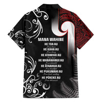 New Zealand Aotearoa Mana Wahine Family Matching Tank Maxi Dress and Hawaiian Shirt LT05 - Polynesian Pride