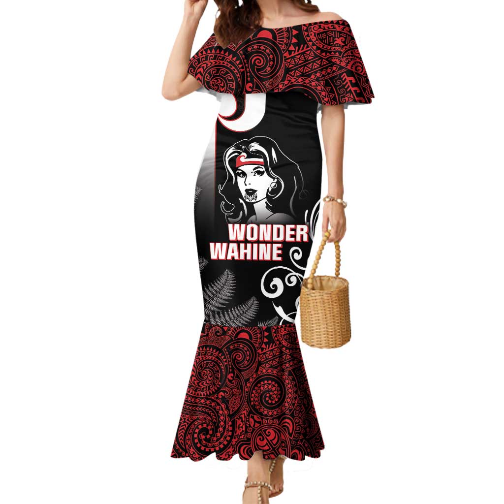 New Zealand Aotearoa Mana Wahine Mermaid Dress