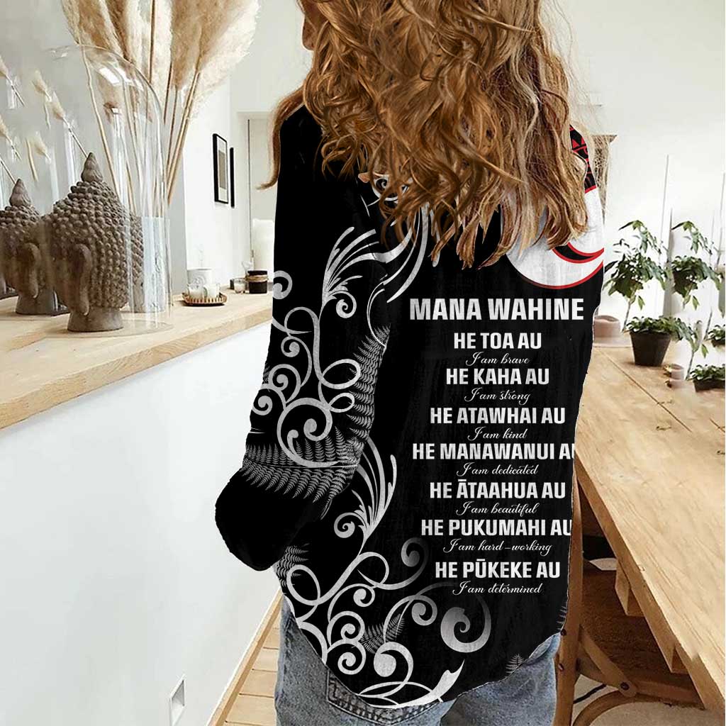 New Zealand Aotearoa Mana Wahine Women Casual Shirt LT05 - Polynesian Pride