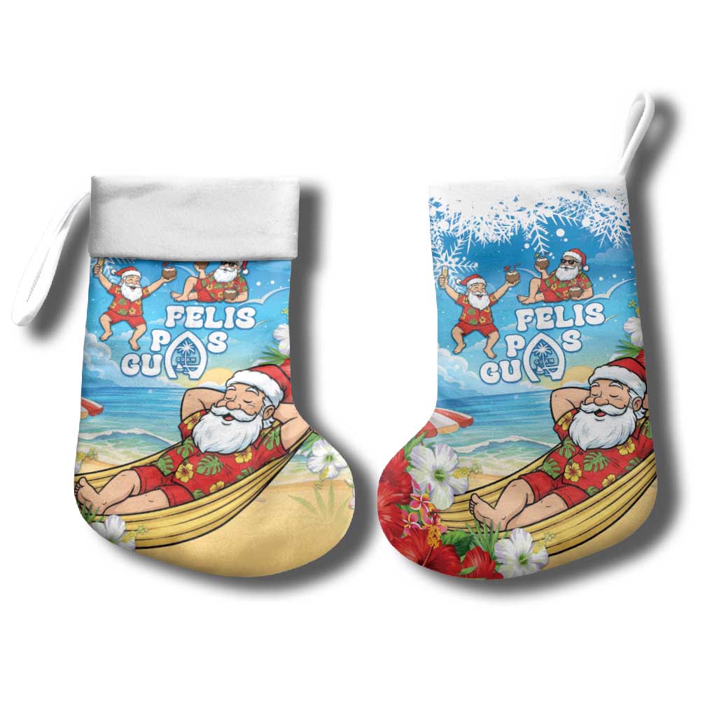 Guam Christmas Stocking Felis Pasgua Chilling Santa - Polynesian Pride