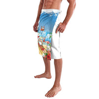 Guam Christmas Lavalava Felis Pasgua Chilling Santa - Polynesian Pride