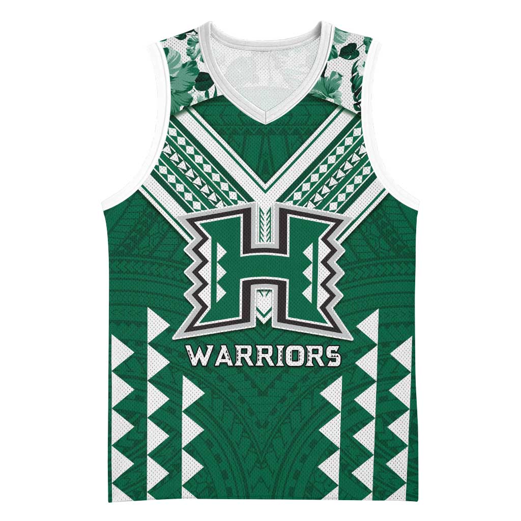 Custom Hawaii Football Basketball Jersey Rainbow Warriors Tropical Vibes - Polynesian Pride