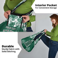 Custom Hawaii Football Grocery Bag Rainbow Warriors Tropical Vibes - Polynesian Pride