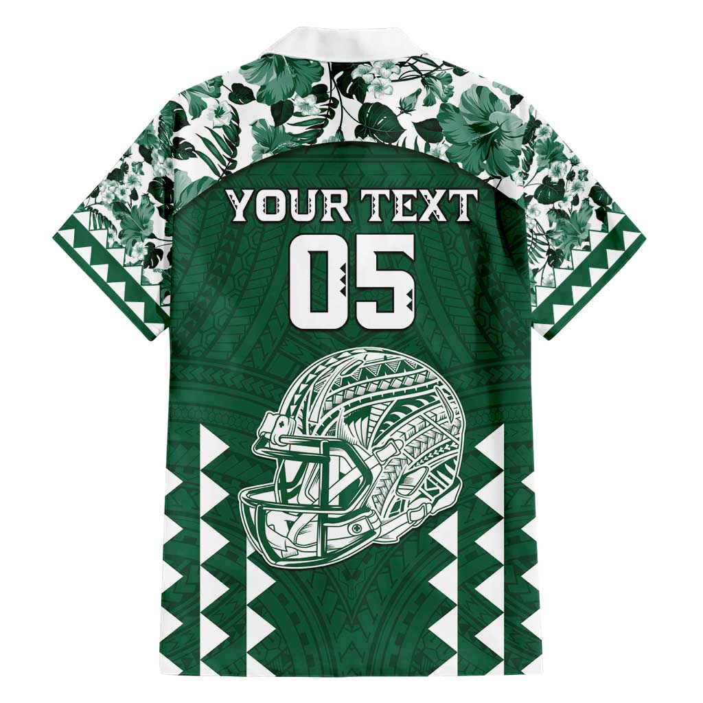 Custom Hawaii Football Hawaiian Shirt Rainbow Warriors Tropical Vibes - Polynesian Pride