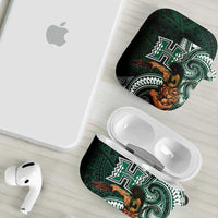 Hawaii Ikaika Warrior Football AirPods Case Polynesian Tribal Tattoo - Polynesian Pride