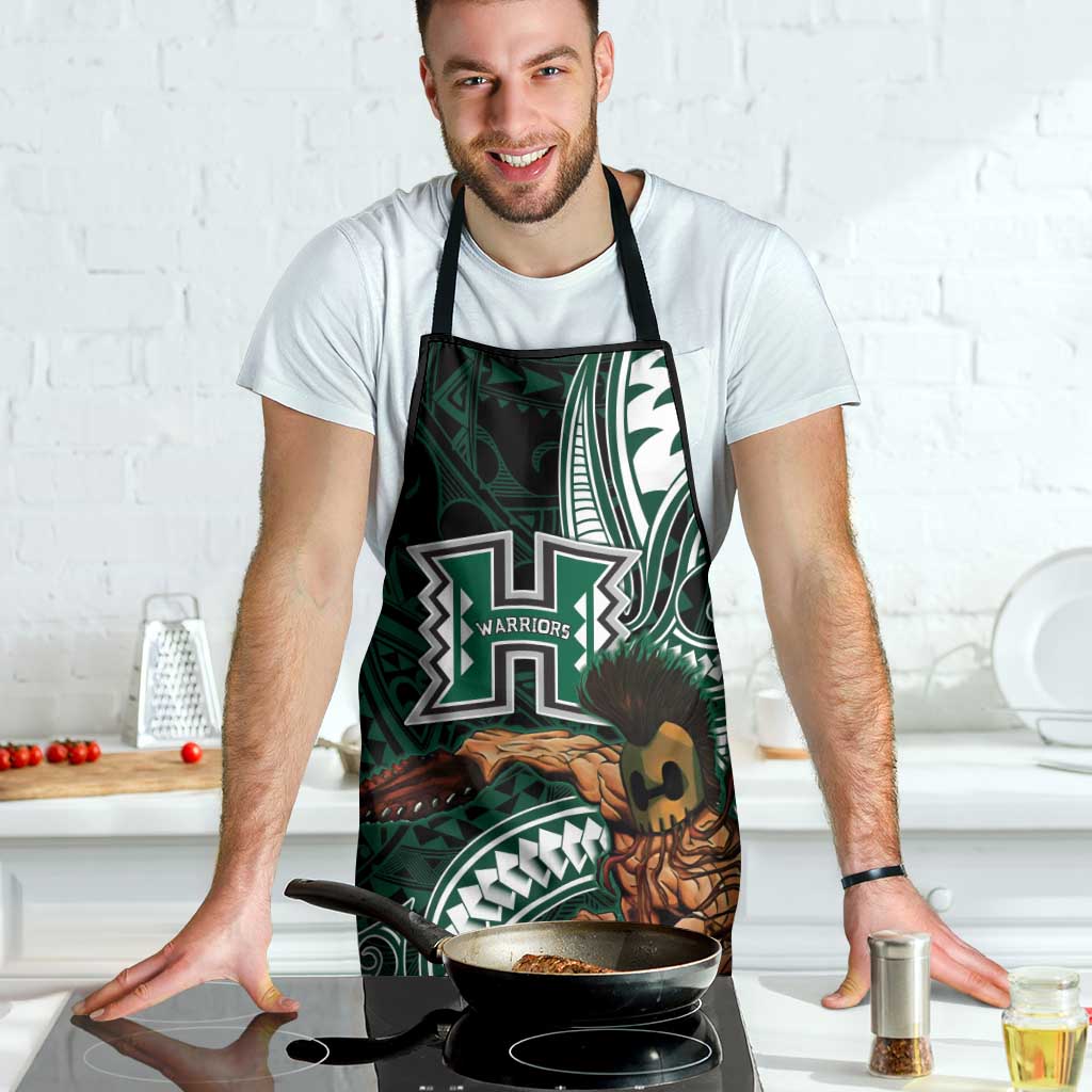Hawaii Ikaika Warrior Football Apron Polynesian Tribal Tattoo - Polynesian Pride