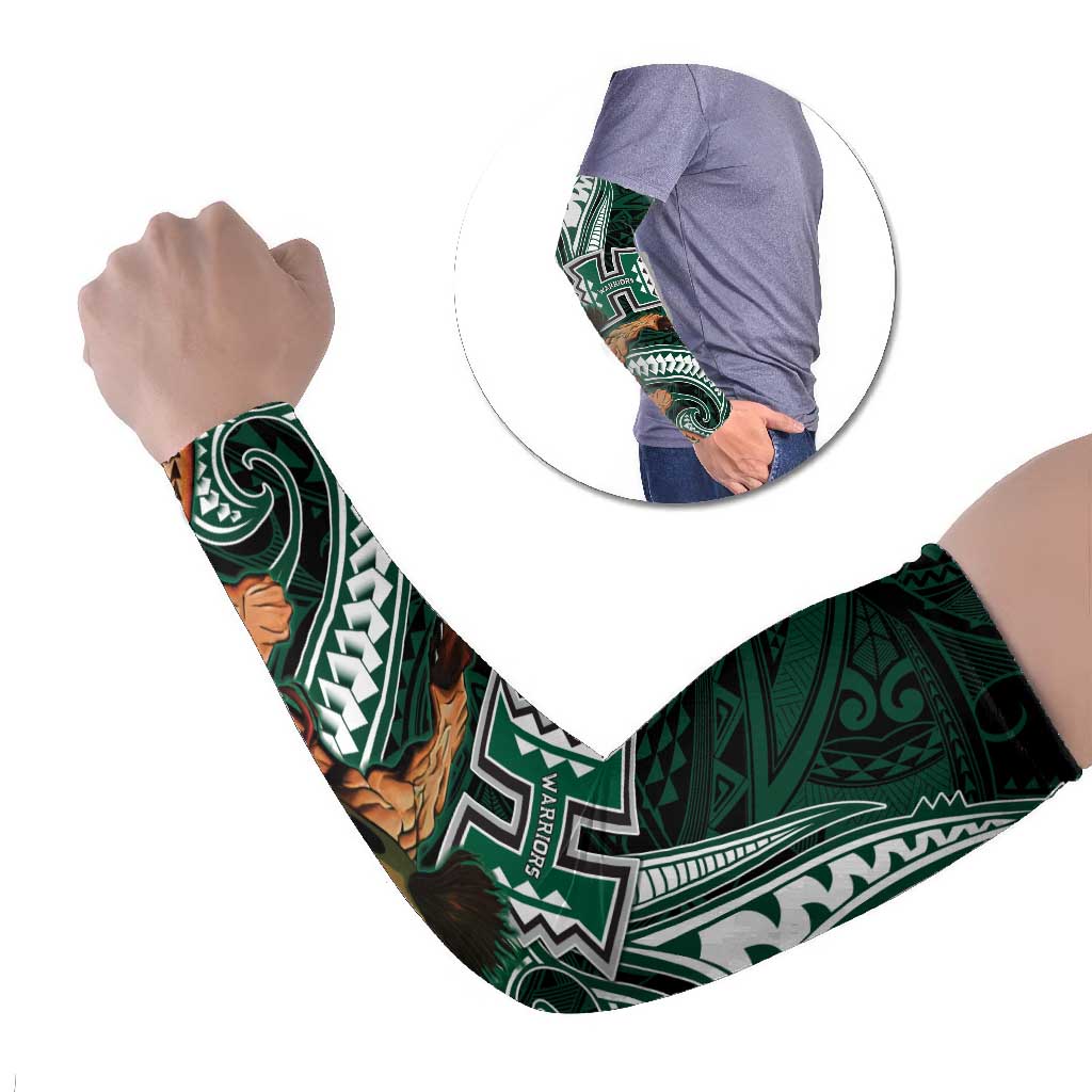 Hawaii Ikaika Warrior Football Arm Sleeves Polynesian Tribal Tattoo - Polynesian Pride