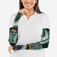 Hawaii Ikaika Warrior Football Arm Sleeves Polynesian Tribal Tattoo - Polynesian Pride