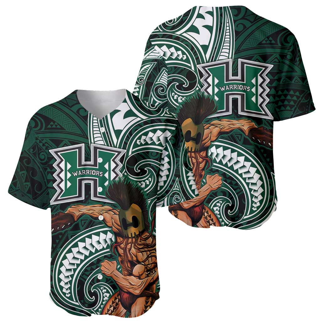 Hawaii Ikaika Warrior Football Baseball Jersey Polynesian Tribal Tattoo - Polynesian Pride