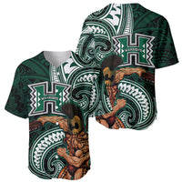 Hawaii Ikaika Warrior Football Baseball Jersey Polynesian Tribal Tattoo - Polynesian Pride
