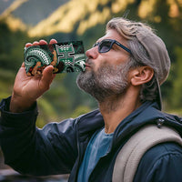 Hawaii Ikaika Warrior Football 4 in 1 Can Cooler Tumbler Polynesian Tribal Tattoo - Polynesian Pride