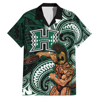 Hawaii Ikaika Warrior Football Family Matching Mermaid Dress and Hawaiian Shirt Polynesian Tribal Tattoo - Polynesian Pride