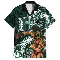 Hawaii Ikaika Warrior Football Hawaiian Shirt Polynesian Tribal Tattoo - Polynesian Pride