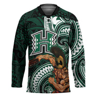 Hawaii Ikaika Warrior Football Hockey Jersey Polynesian Tribal Tattoo - Polynesian Pride