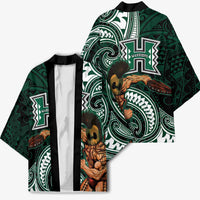 Hawaii Ikaika Warrior Football Kimono Polynesian Tribal Tattoo - Polynesian Pride