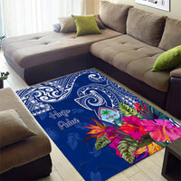 Hafa Adai Guam History and Chamorro Heritage Day Area Rug Blue Latte Stone LT05 - Polynesian Pride