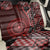 New Zealand Aotearoa Back Car Seat Cover Maori Harakeke Weaving Pattern Red LT05 - Polynesian Pride