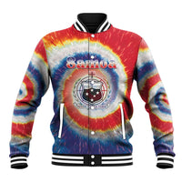 Samoa Baseball Jacket Tie Dye Unique Style