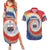 Samoa Couples Matching Summer Maxi Dress and Hawaiian Shirt Tie Dye Unique Style